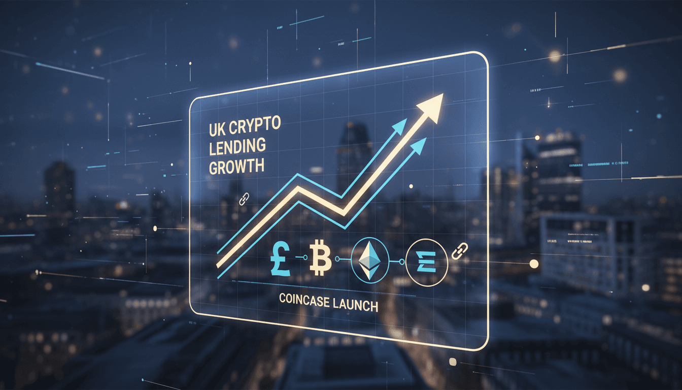Coinbase launches crypto-backed lending service for UK users