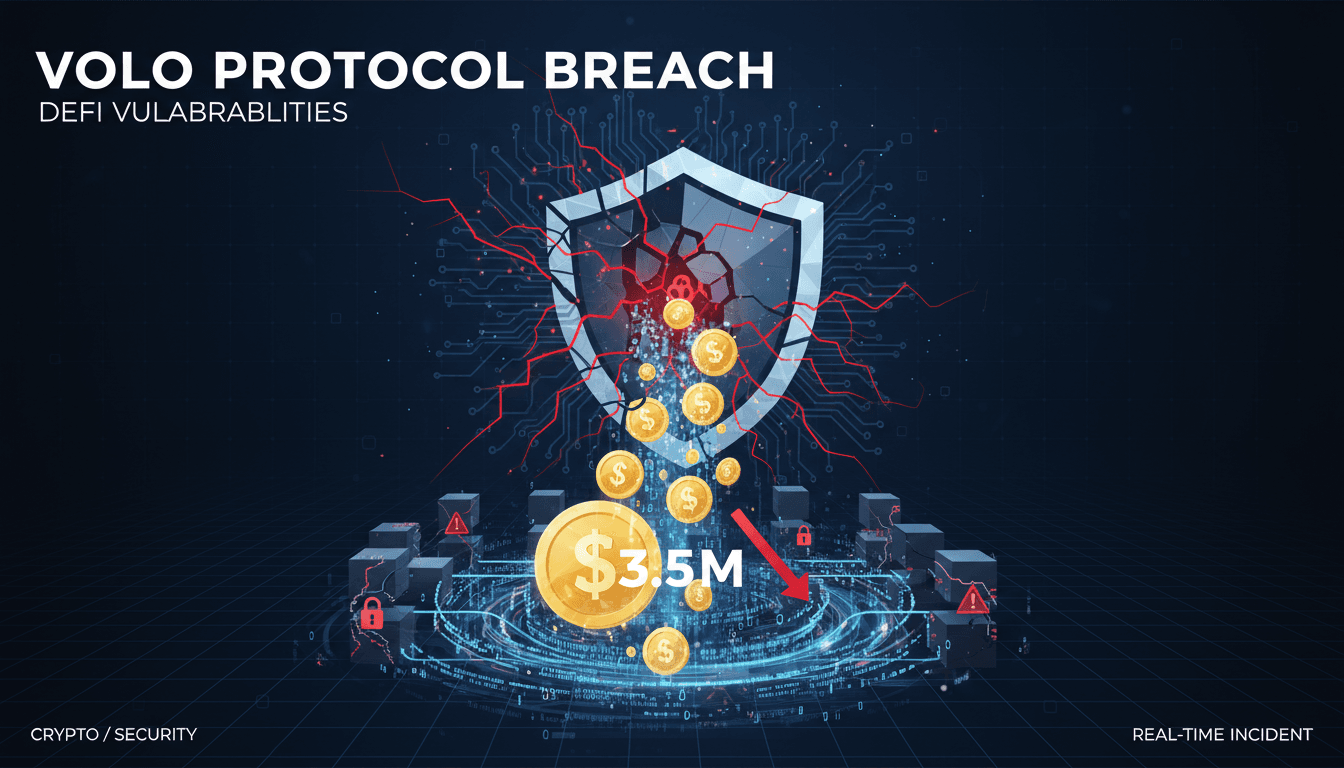 Volo Protocol suffers $3.5 million security breach impacting DeFi ecosystem