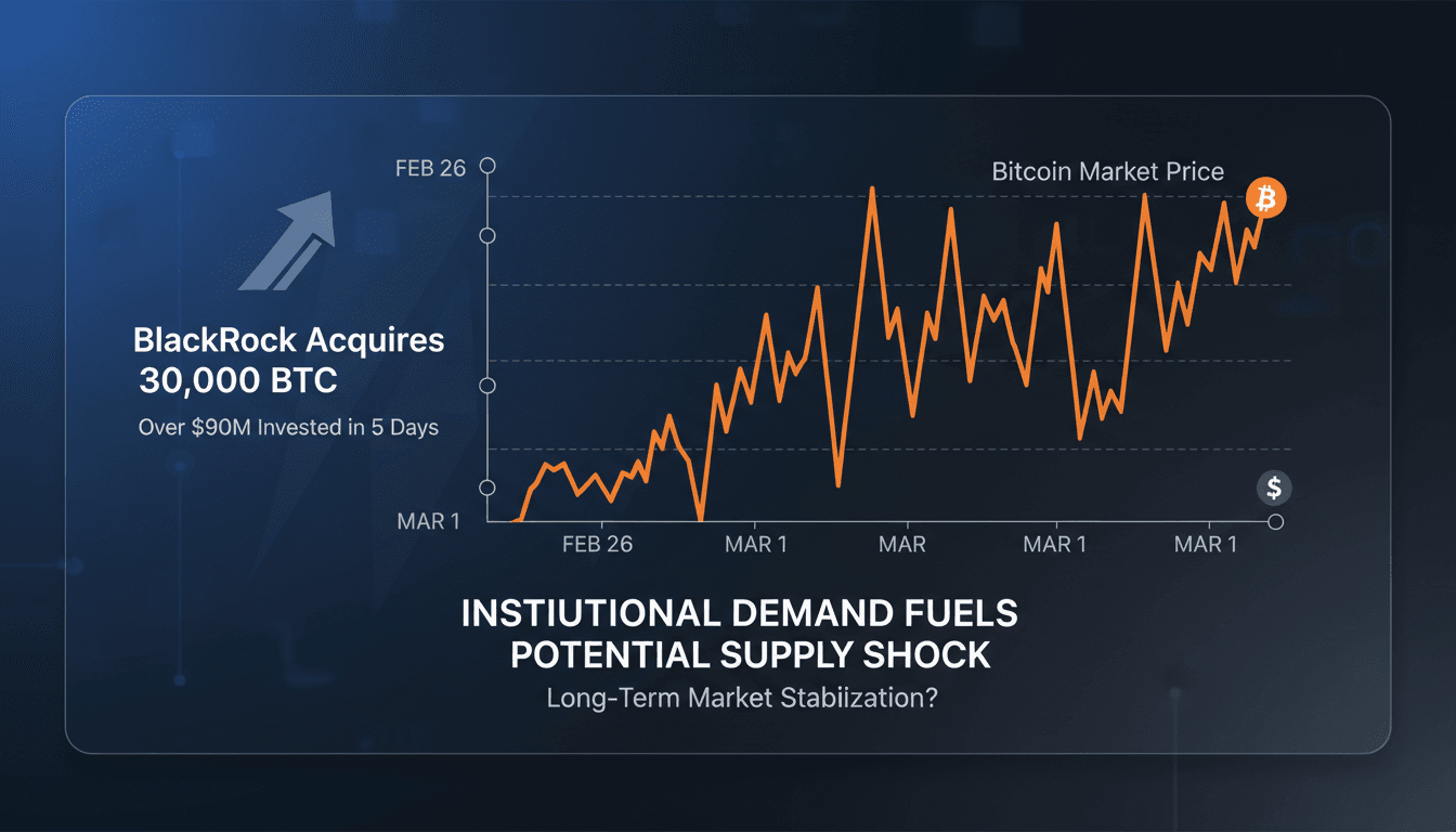 BlackRock significantly increases Bitcoin holdings amid market volatility