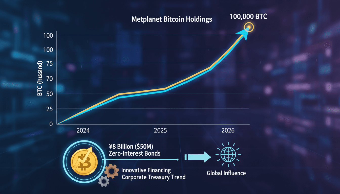 Metaplanet raises $50 million through zero-interest bonds to expand Bitcoin holdings