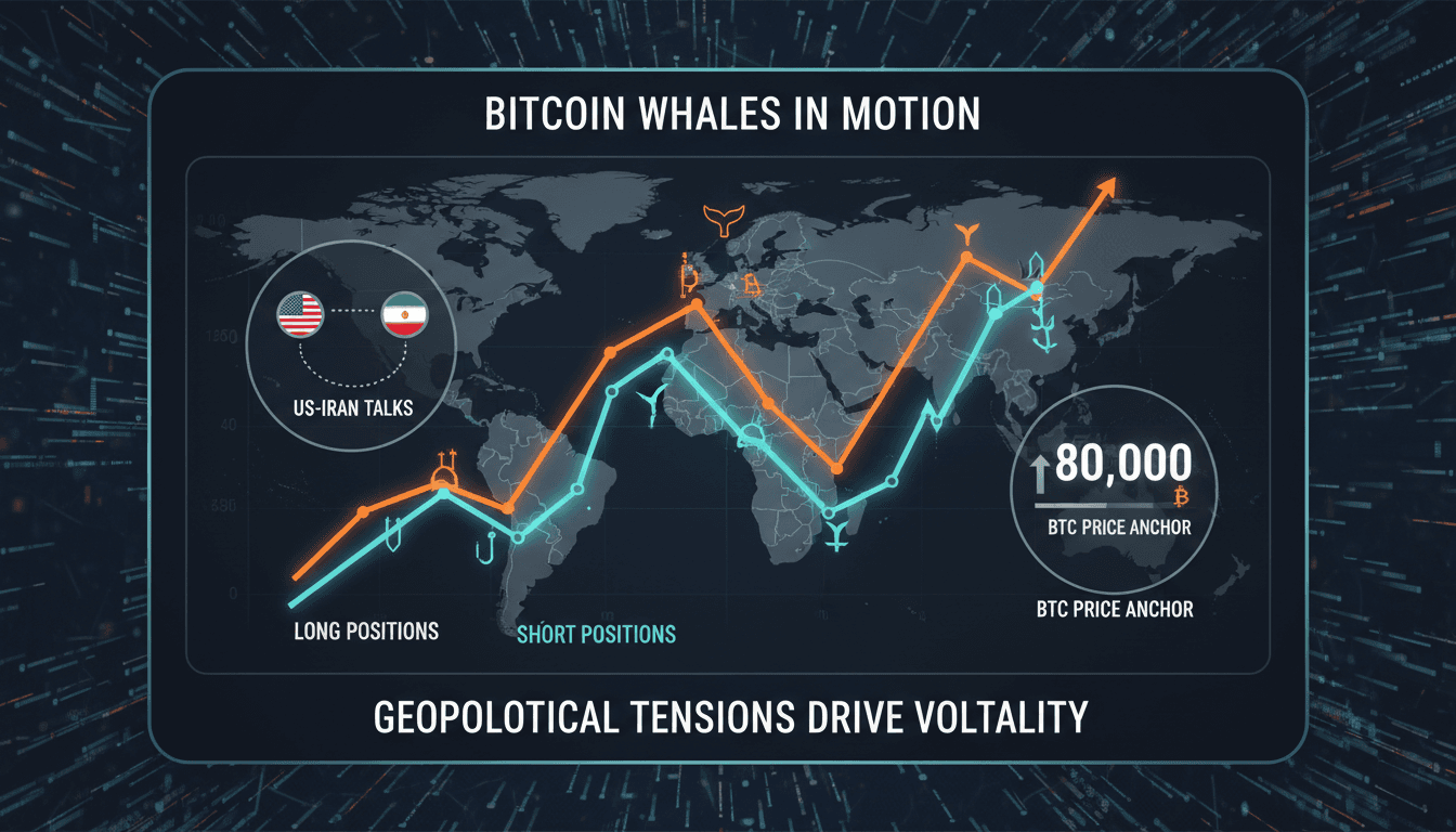 Bitcoin whales increase trading activity amid geopolitical tensions