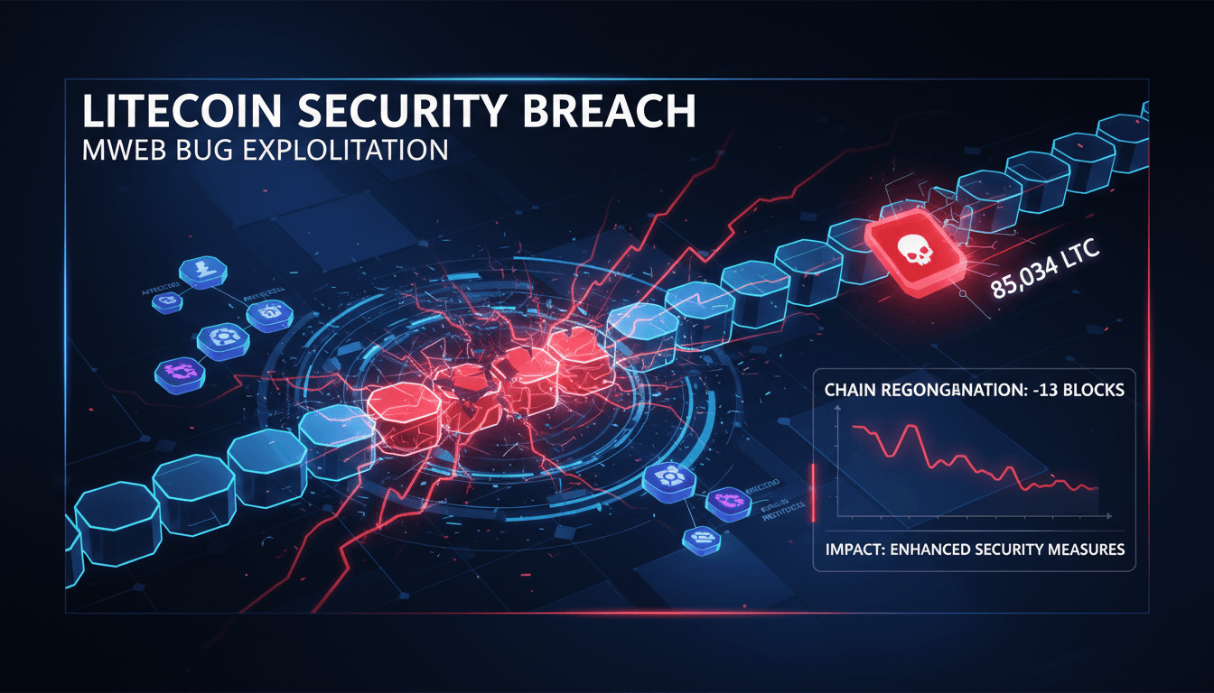 Litecoin experiences major security breach due to MWEB bug exploitation