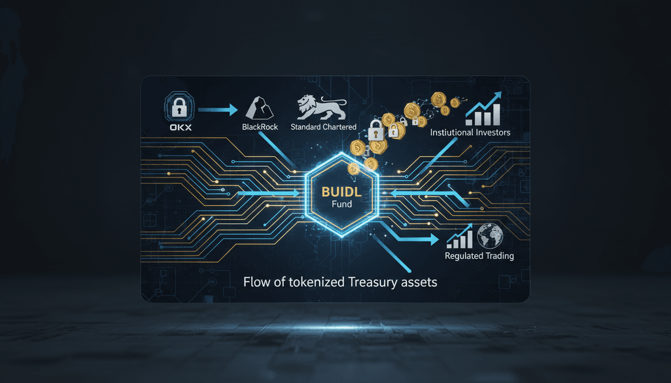 OKX integrates BlackRock's BUIDL fund for tokenized Treasury trading