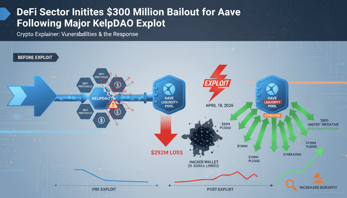 DeFi Sector Initiates $300 Million Bailout for Aave Following Major KelpDAO Exploit