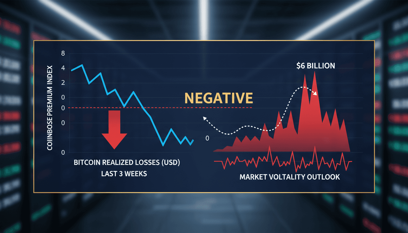 Coinbase Premium Turns Negative Amid Rising Bitcoin Losses