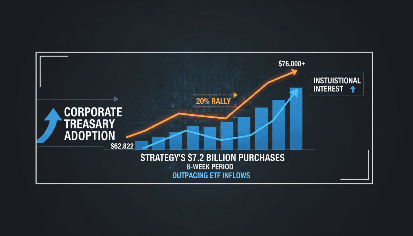 Bitwise CIO Attributes Bitcoin's 20% Rally to Strategy's $7.2 Billion Purchases
