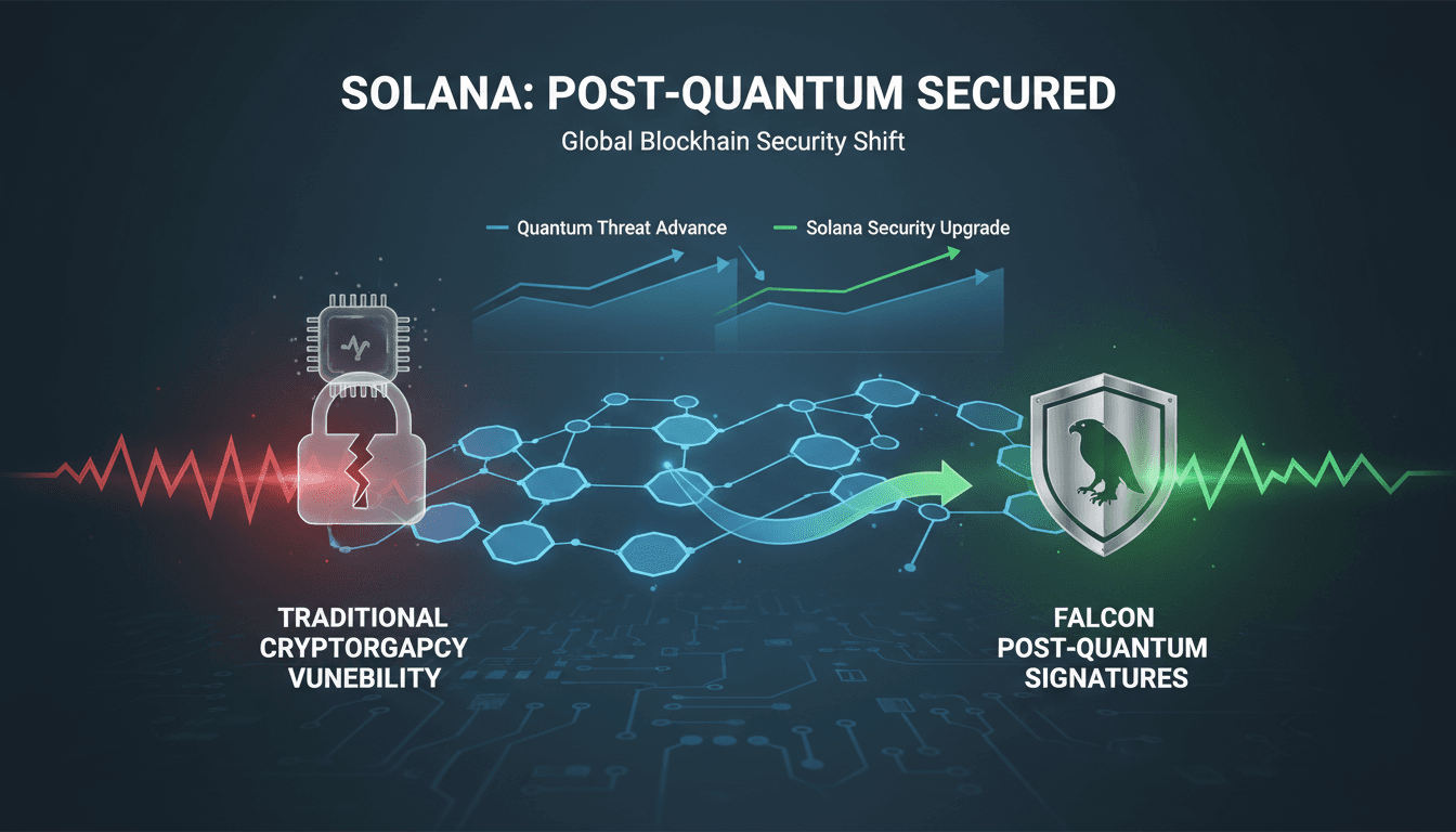 Solana Validators Implement Falcon Post-Quantum Signatures to Enhance Network Security