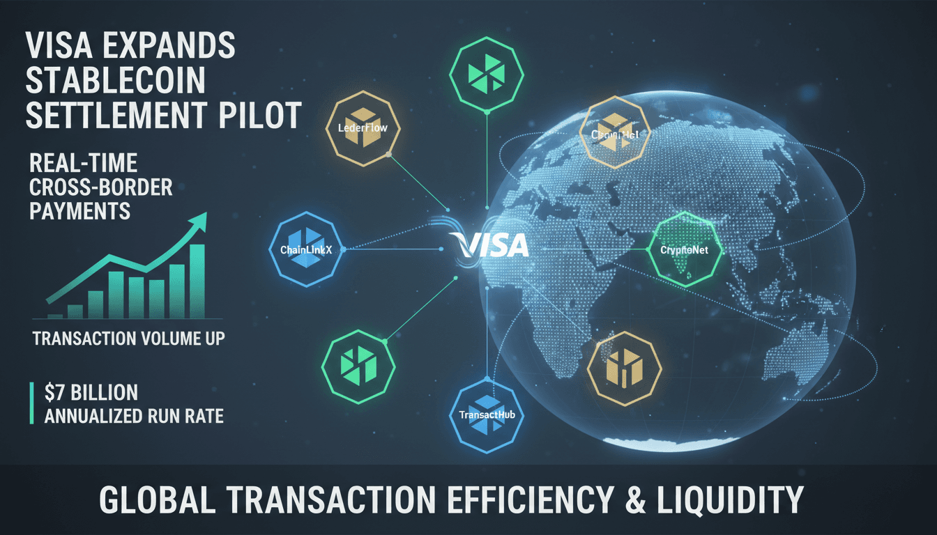Visa Expands Stablecoin Settlement Pilot to Nine Blockchains