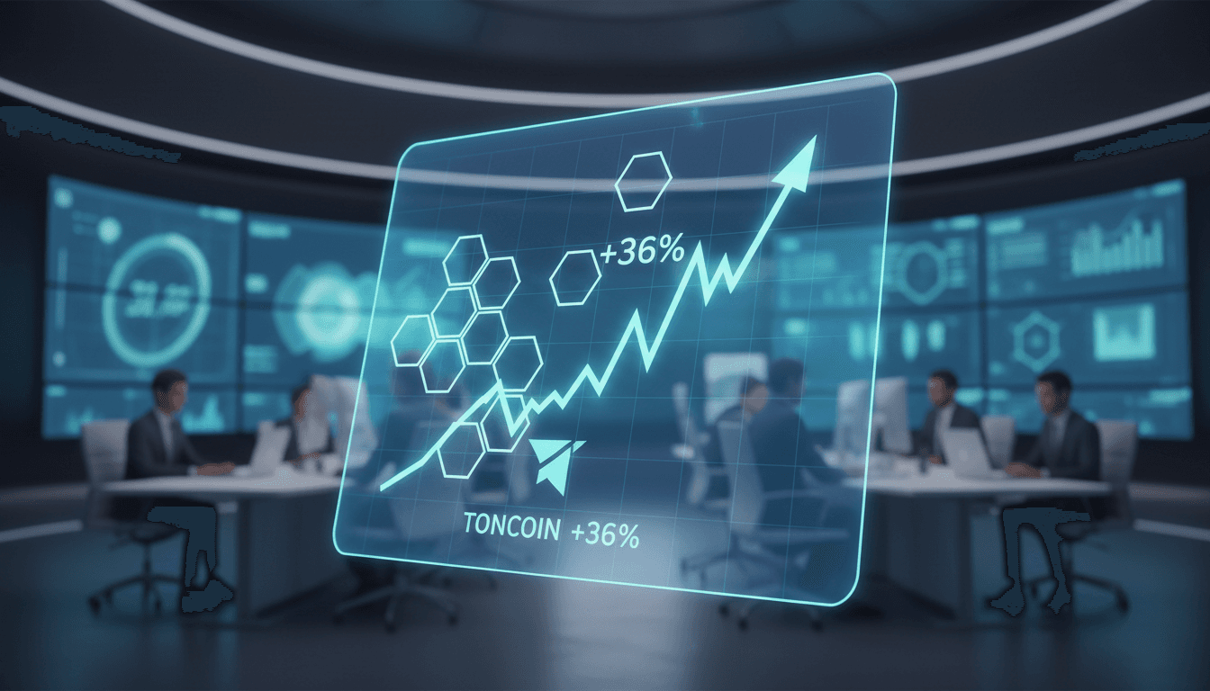 Toncoin price surge following Telegram's announcement as largest validator