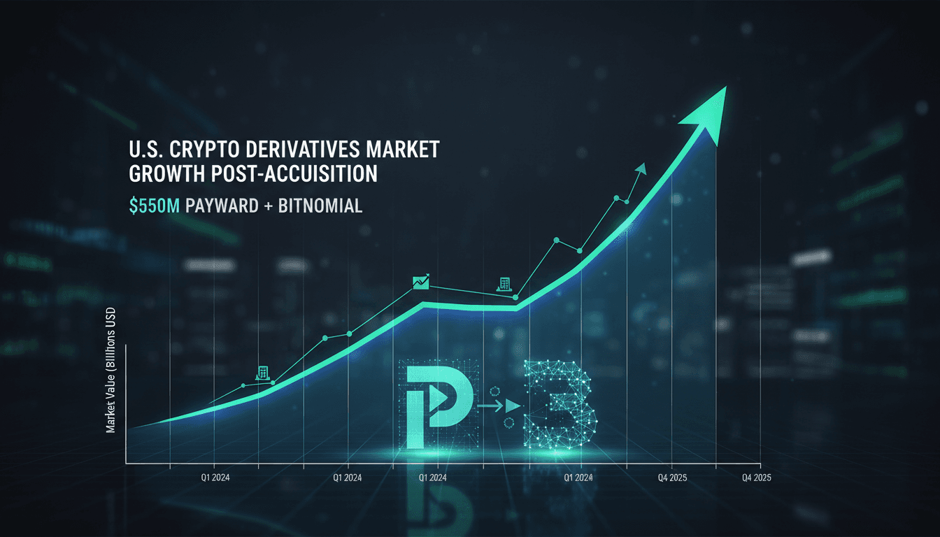 Payward acquires Bitnomial for $550 million to enhance U.S. crypto derivatives market