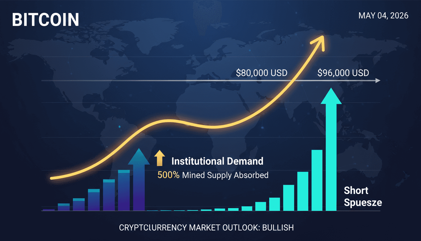 Bitcoin Surpasses $80,000 Driven by Institutional Demand and Short Squeeze
