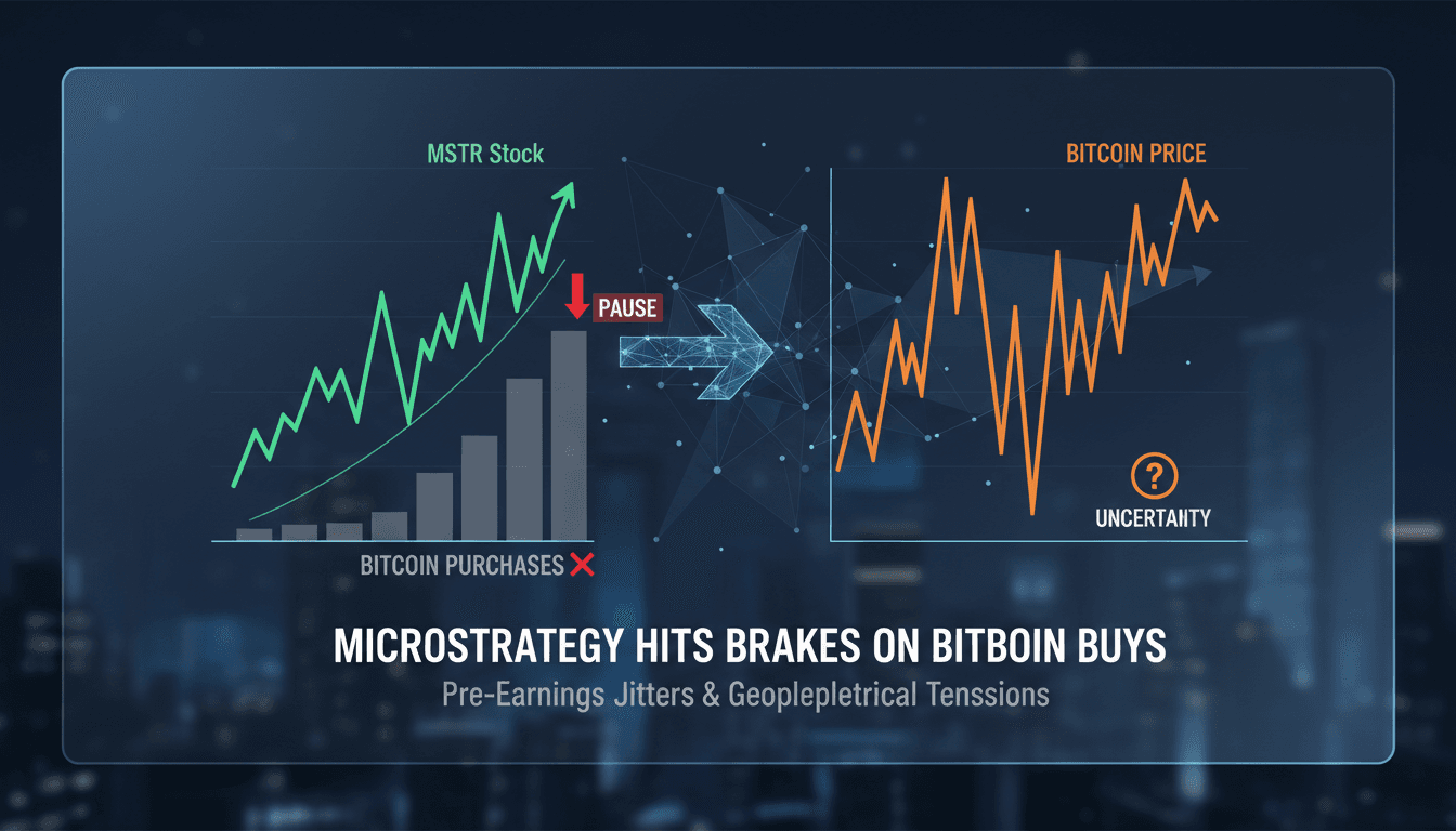 MicroStrategy pauses Bitcoin purchases ahead of earnings report