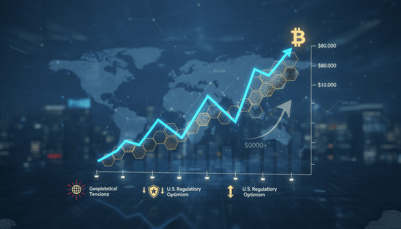 Bitcoin Surpasses $80,000 Amid Geopolitical Tensions and Regulatory Optimism