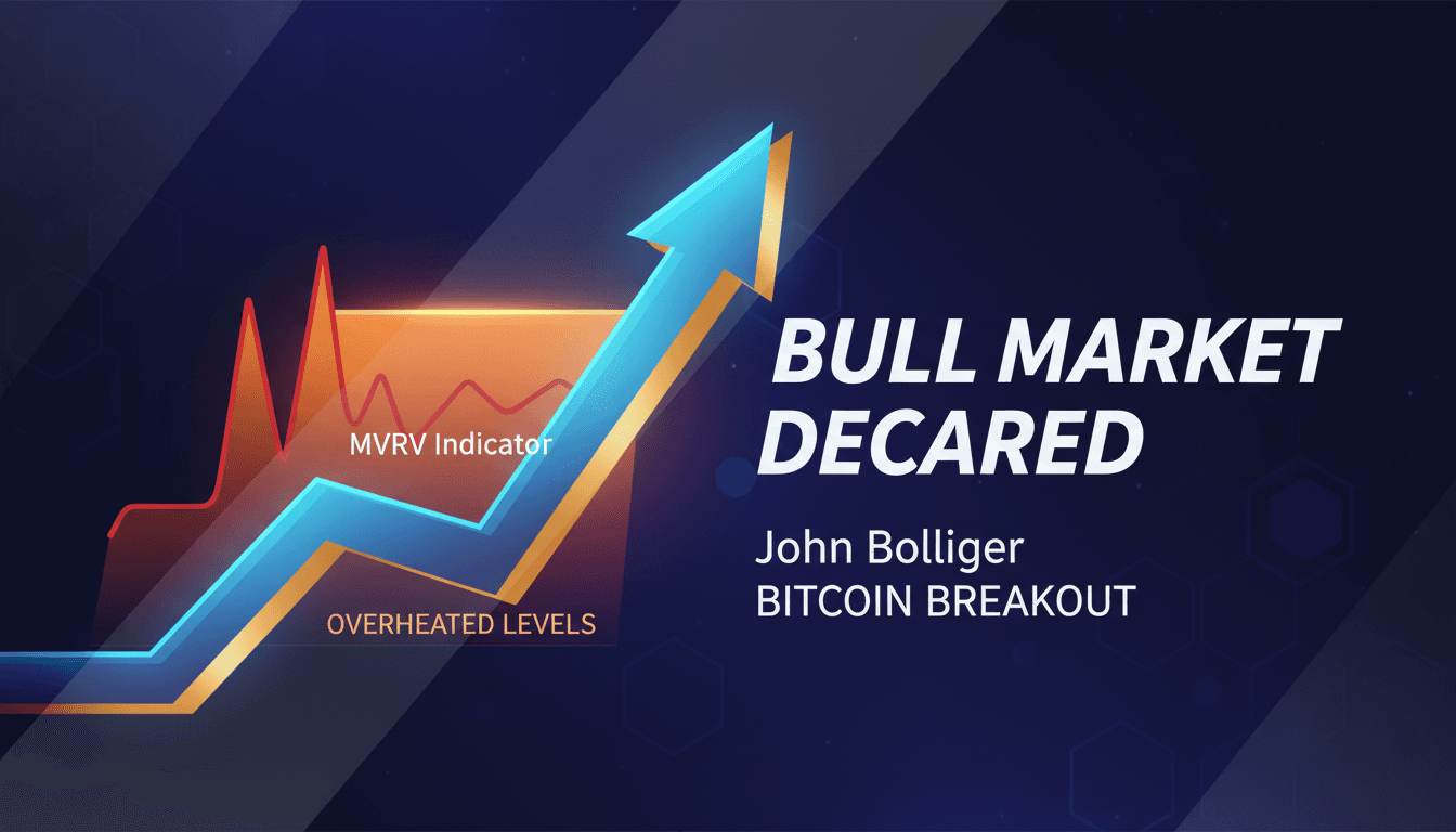 John Bollinger announcing a new bull market for Bitcoin