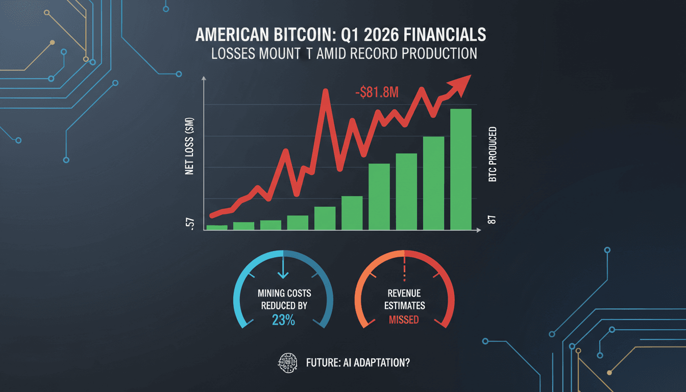 American Bitcoin mining operations with a focus on production and financial performance.