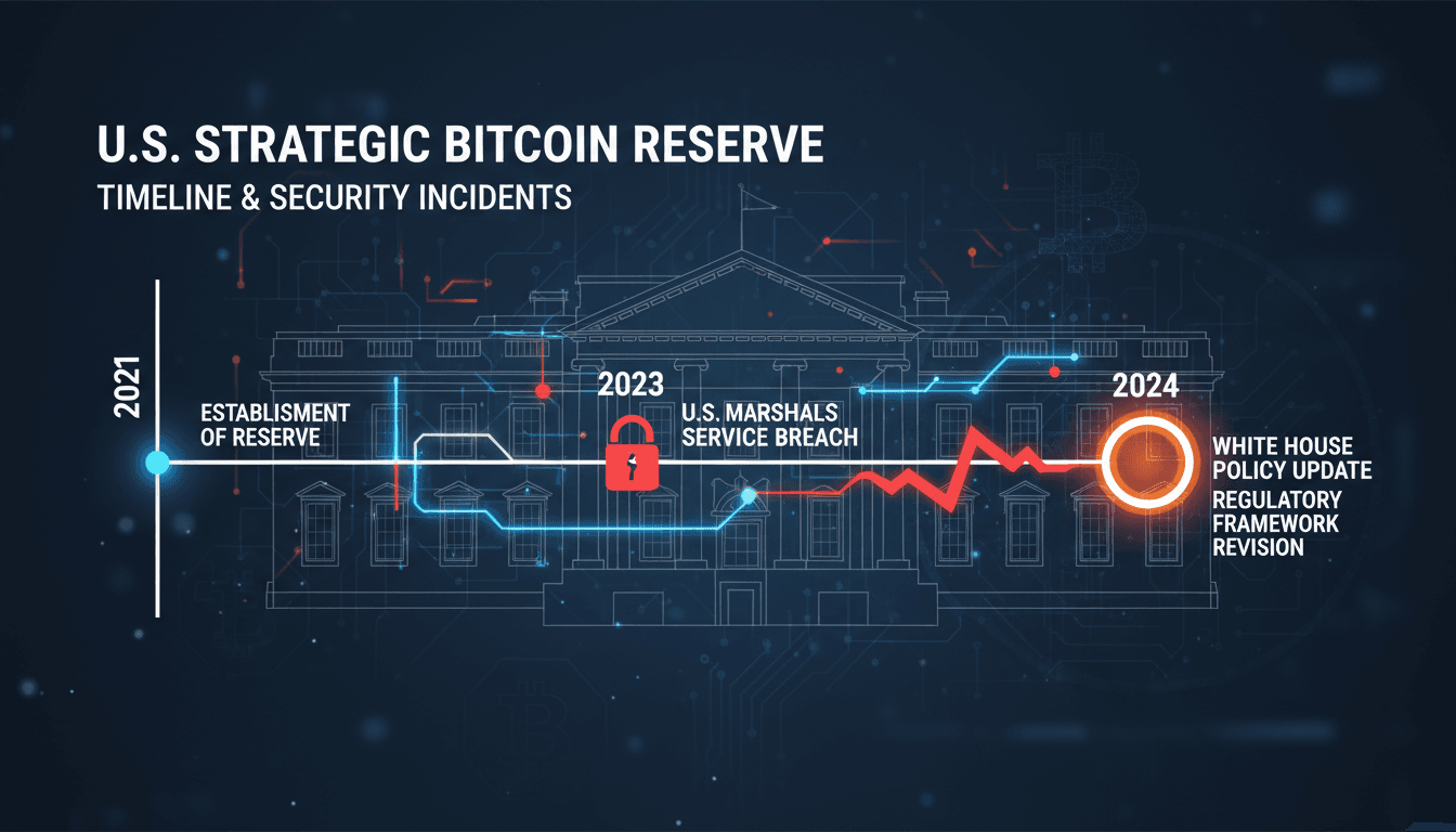 U.S. Strategic Bitcoin Reserve announcement graphic