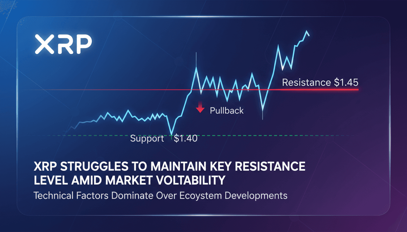 XRP Struggles to Maintain Key Resistance Level Amid Market Volatility