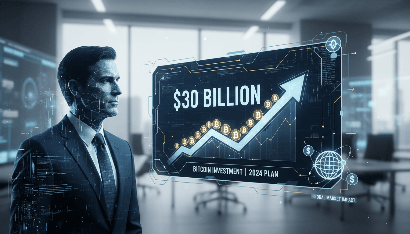 Michael Saylor's Strategy Plans Up to $30 Billion Bitcoin Investment This Year