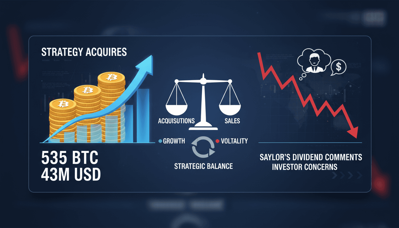 Strategy's Bitcoin acquisition highlights market dynamics.