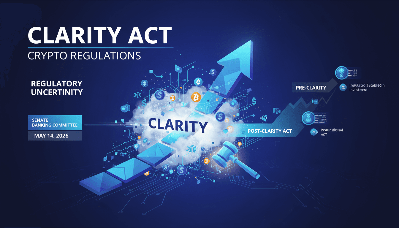 Senate Banking Committee Schedules Markup for CLARITY Act on Cryptocurrency Regulations
