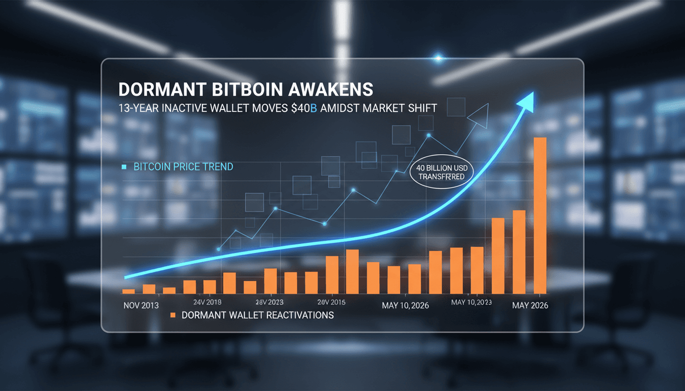 Illustration of Bitcoin wallet activity and market trends