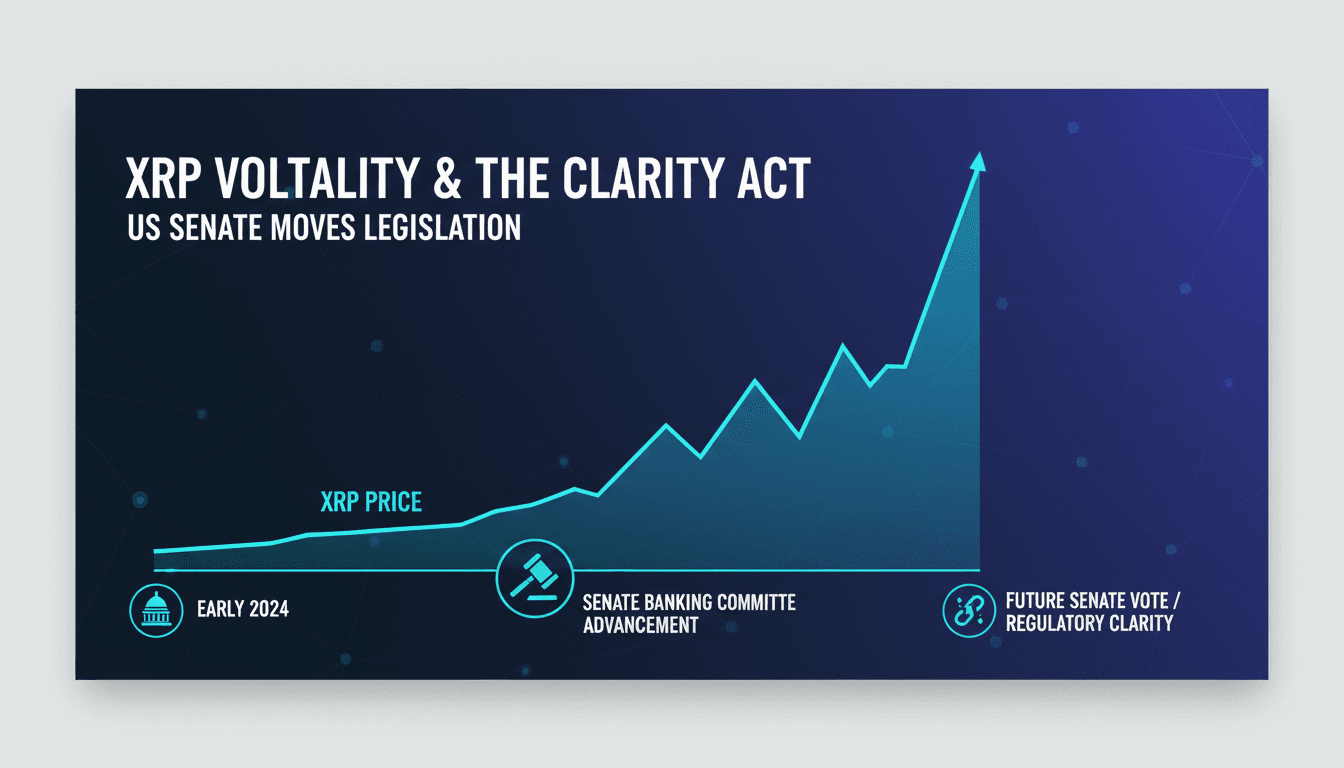 XRP price volatility linked to US Senate's advancement of the CLARITY Act