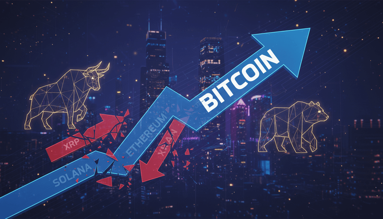 Goldman Sachs exits XRP and Solana ETFs while increasing Bitcoin focus