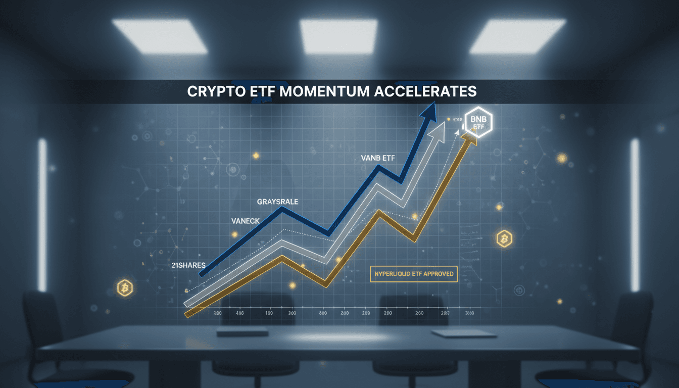 Grayscale and VanEck amend BNB ETF filings amid growing crypto ETF momentum