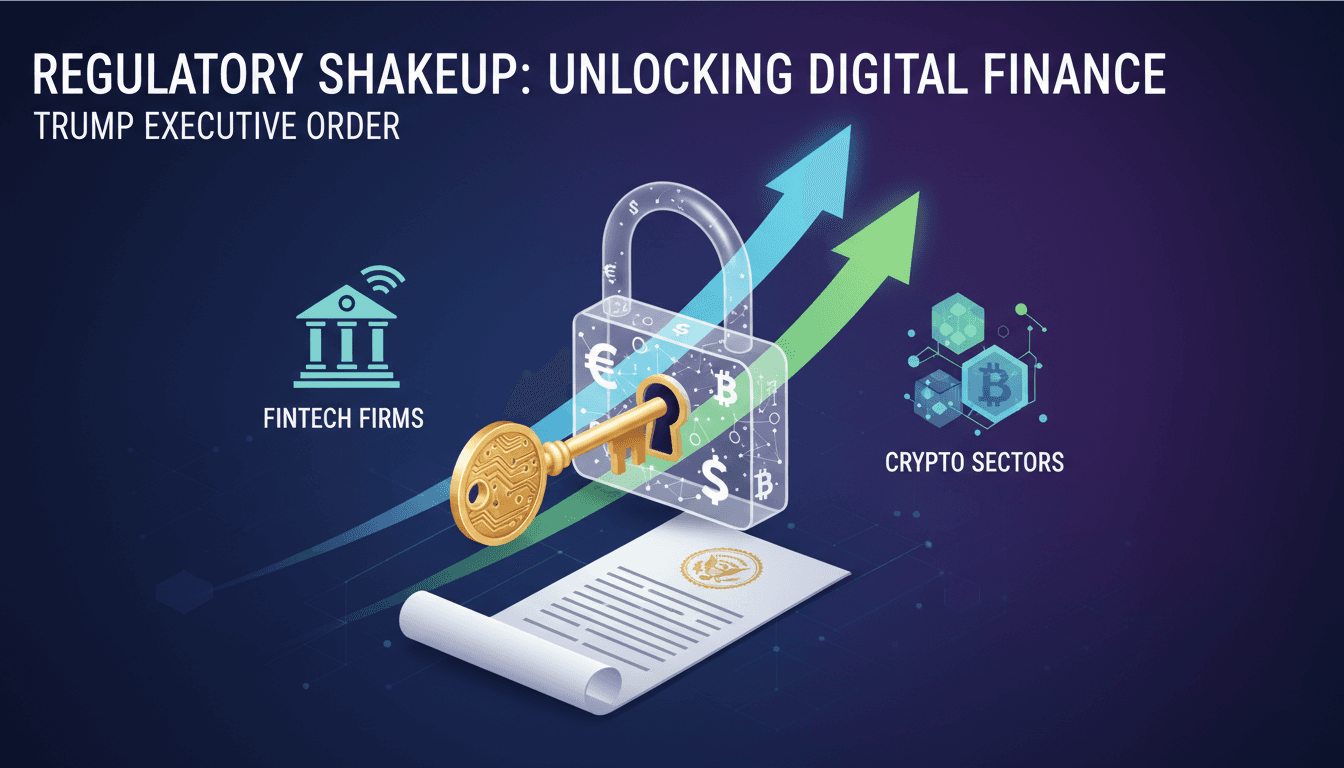Trump Signs Executive Order to Enhance Fintech and Crypto Access to Payment Services
