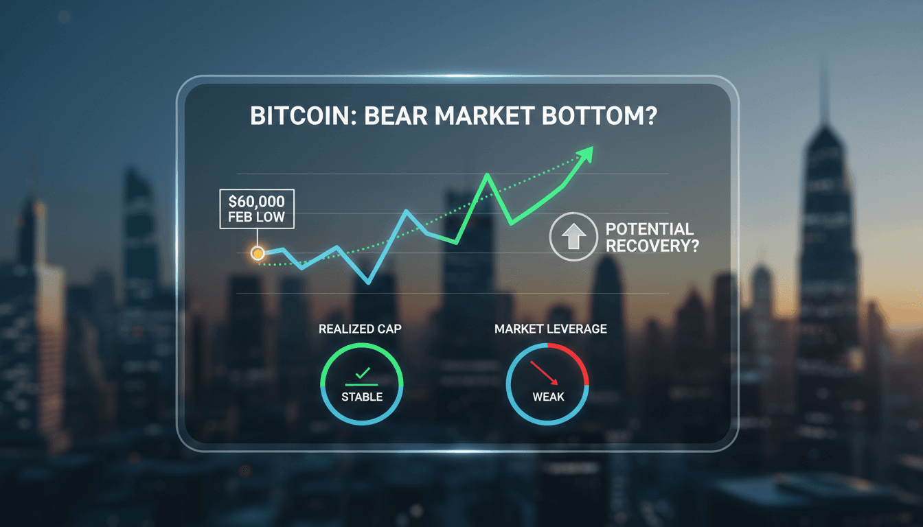 Bitcoin's February low of $60,000 may signal the end of the current bear market