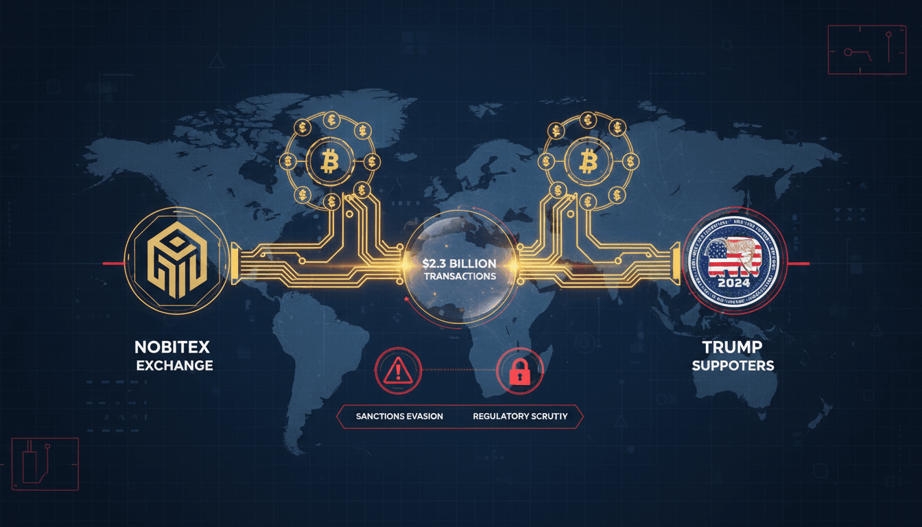 Iran's Nobitex Exchange Linked to $2.3 Billion in Transactions with Trump's Crypto Supporters