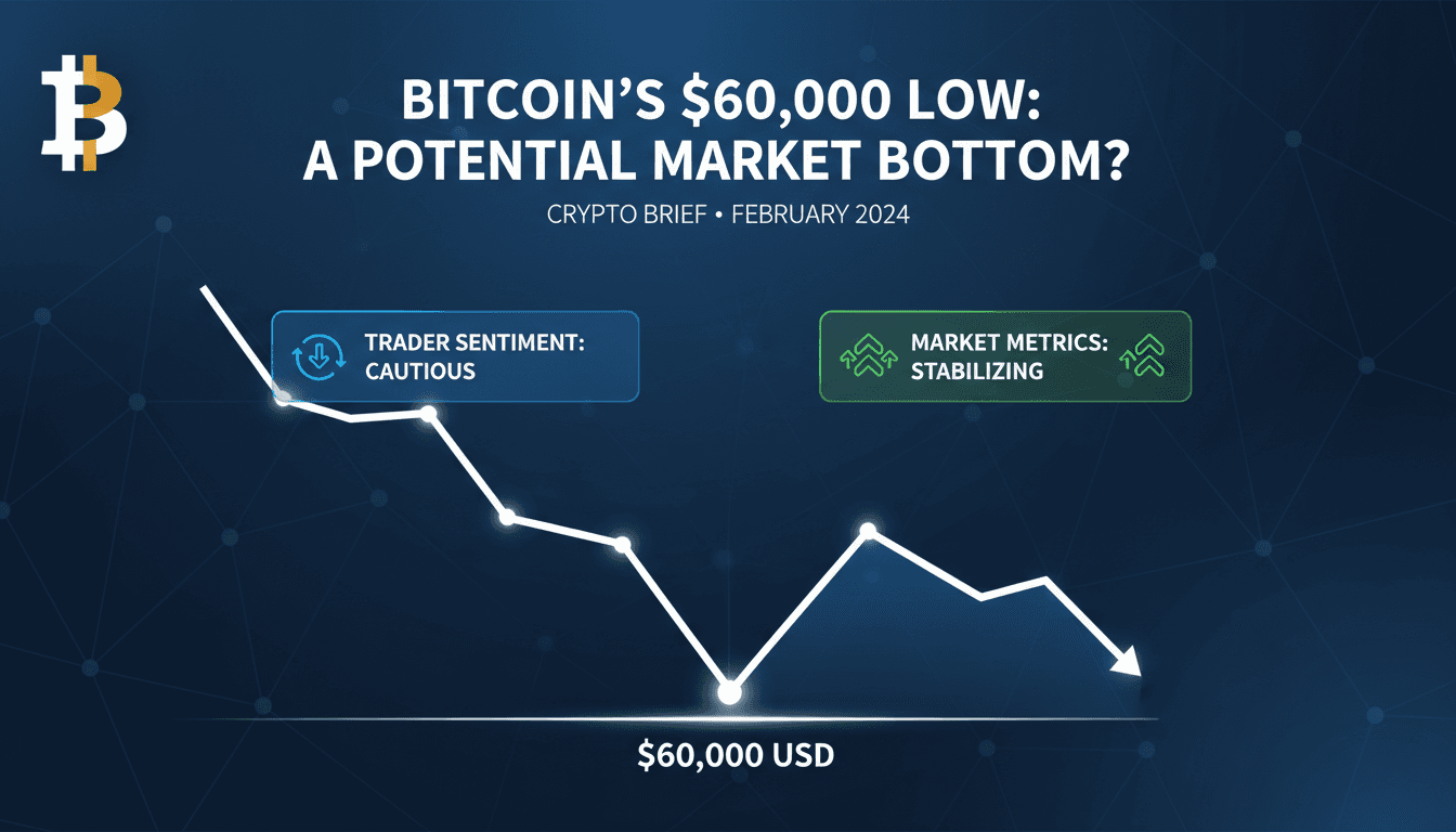 Bitcoin's February low of $60,000 may signal a market bottom