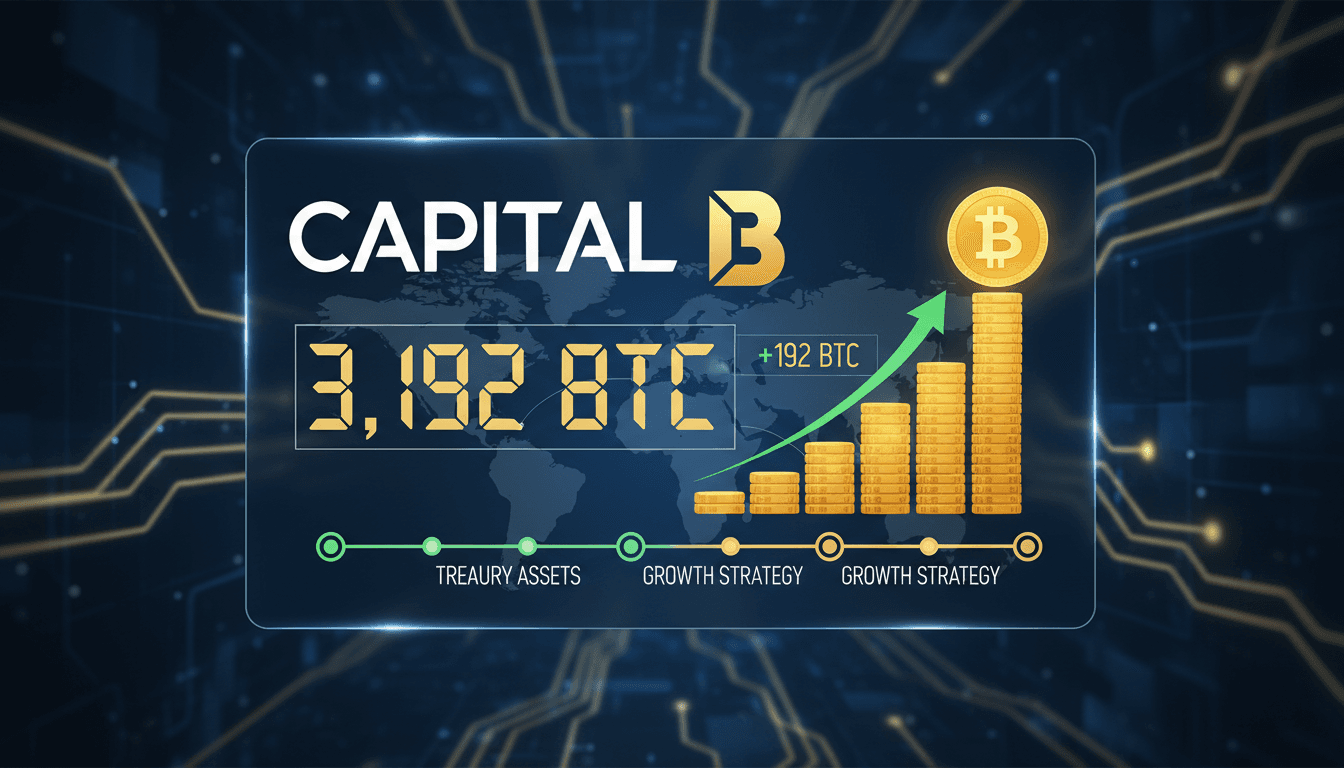 Capital B acquires 192 BTC increasing total holdings to over 3,100 BTC