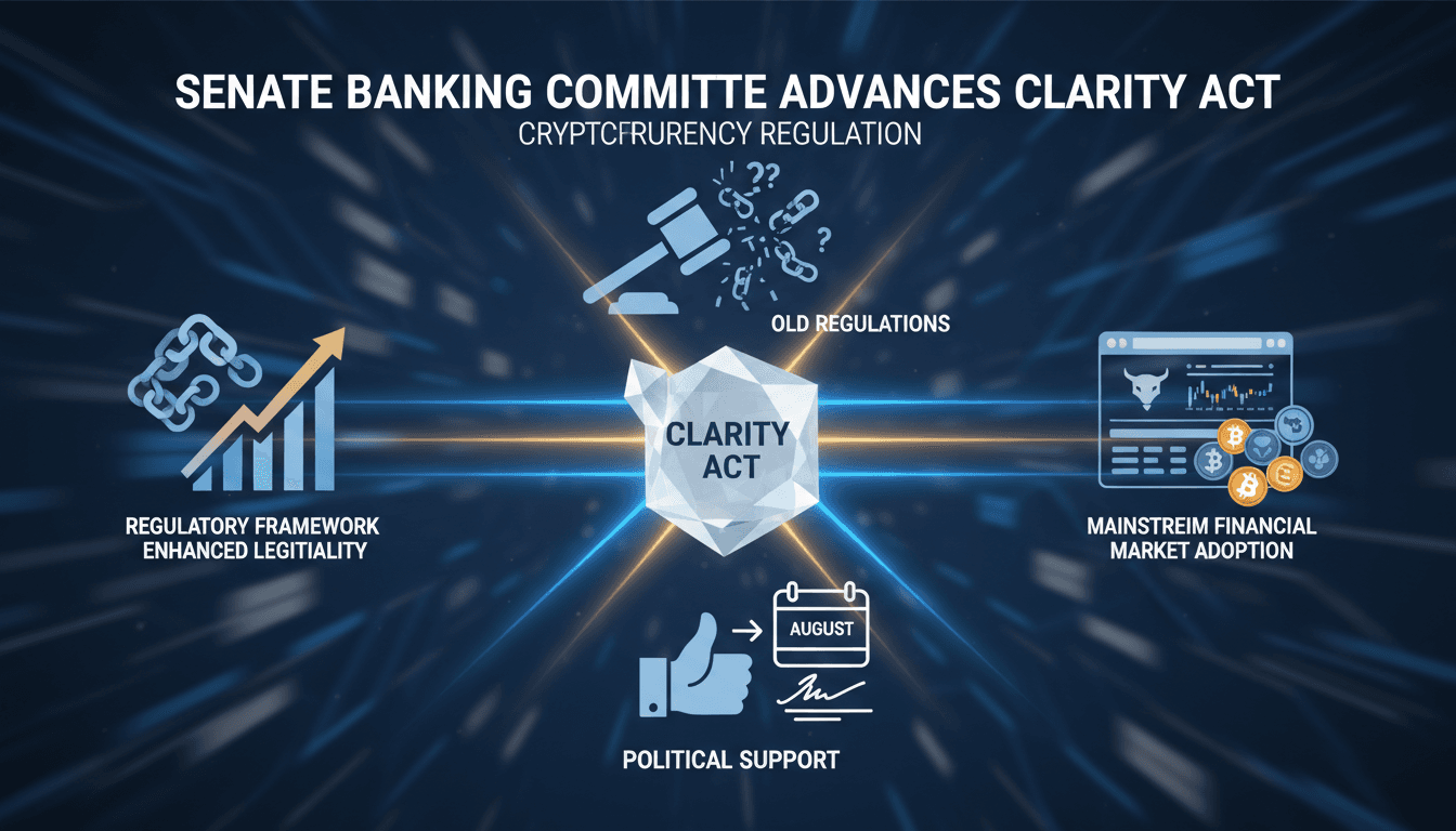 A visual representation of the CLARITY Act's impact on cryptocurrency regulation.