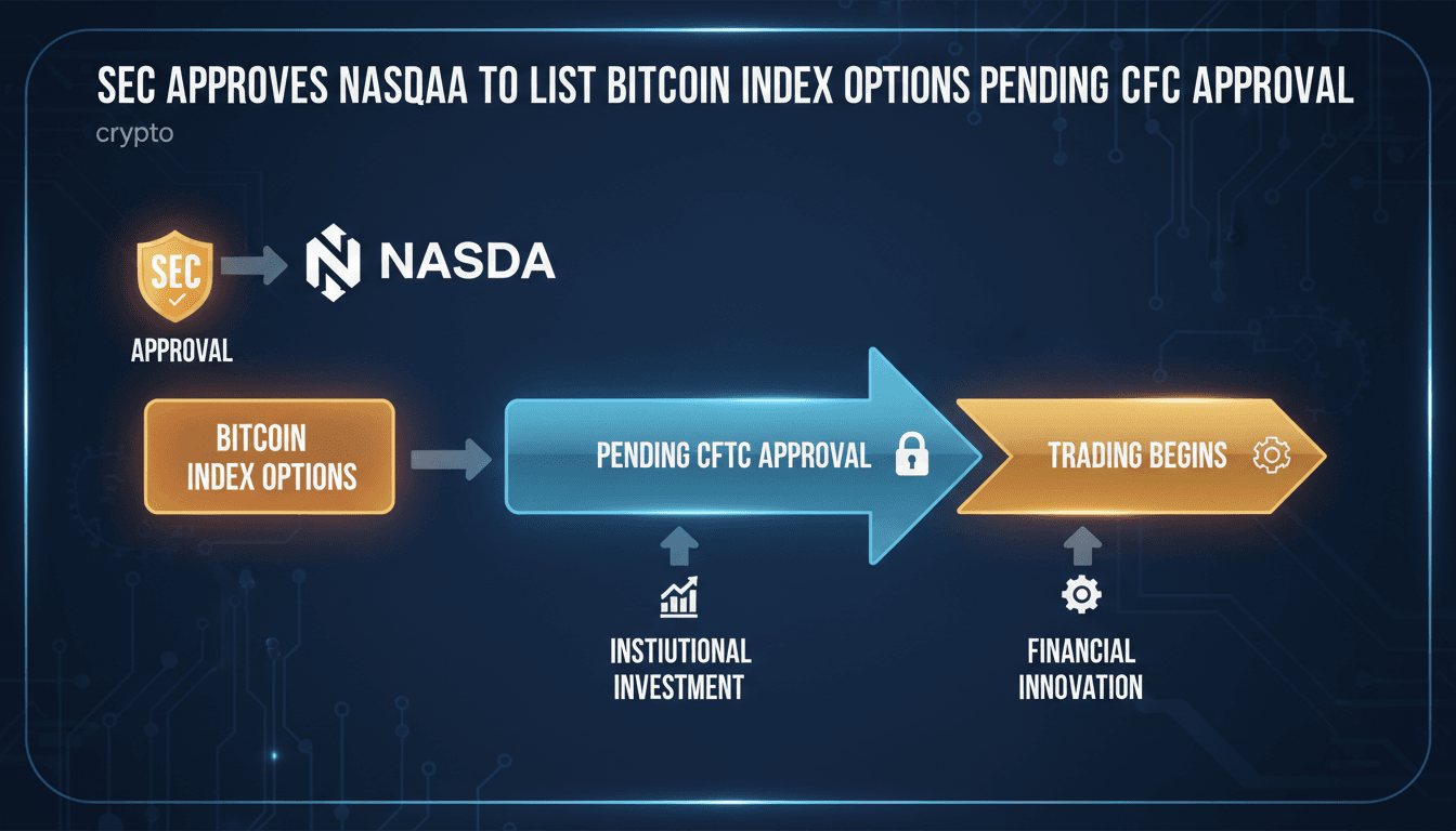 Nasdaq Bitcoin index options approval by SEC and CFTC