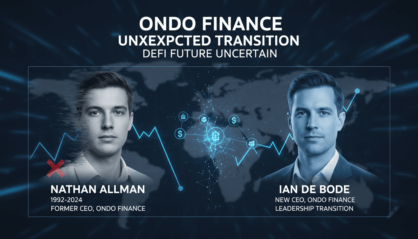 Nathan Allman, CEO of Ondo Finance, who passed away unexpectedly at 32.