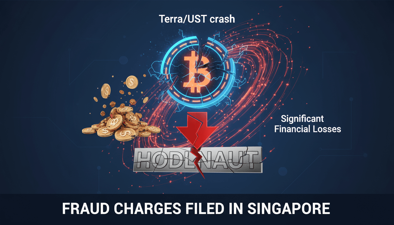 Zhu Juntao, former CEO of Hodlnaut, charged with fraud in Singapore.
