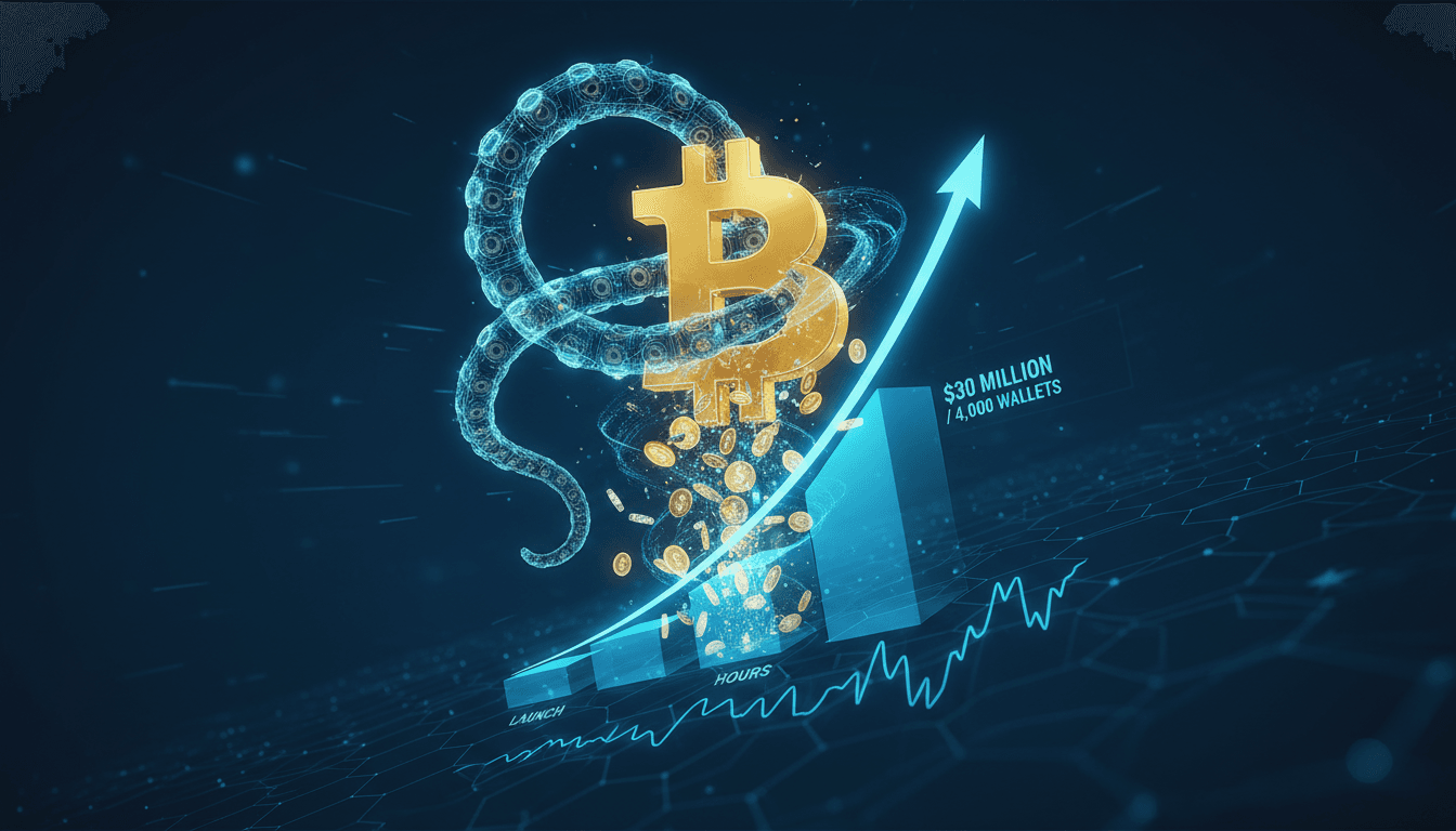 Kraken's Bitcoin Vault product launch with significant deposits