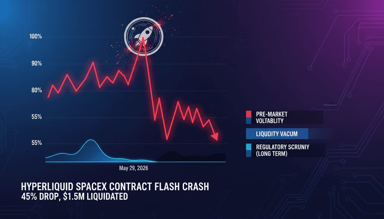 Analysis of Hyperliquid's SpaceX perpetual contract flash crash event