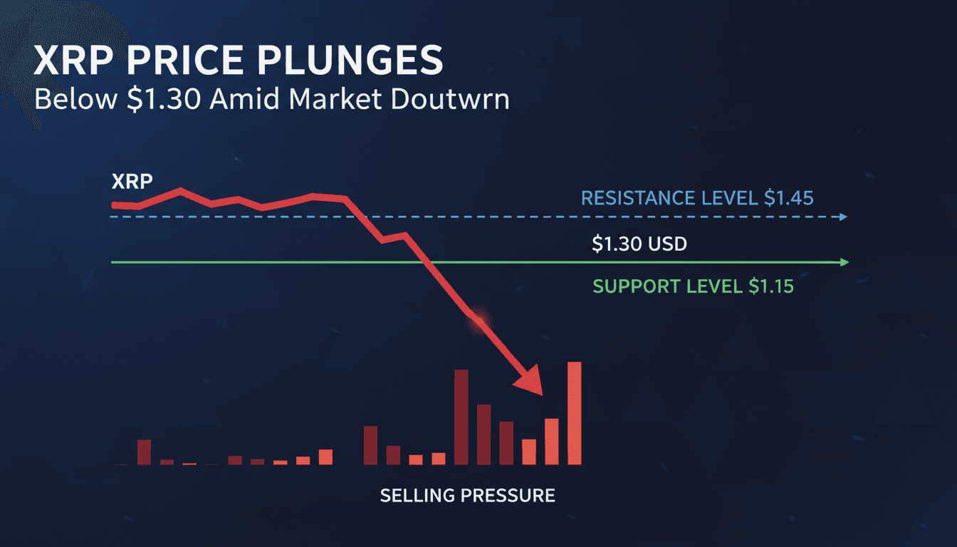 XRP cryptocurrency price decline analysis