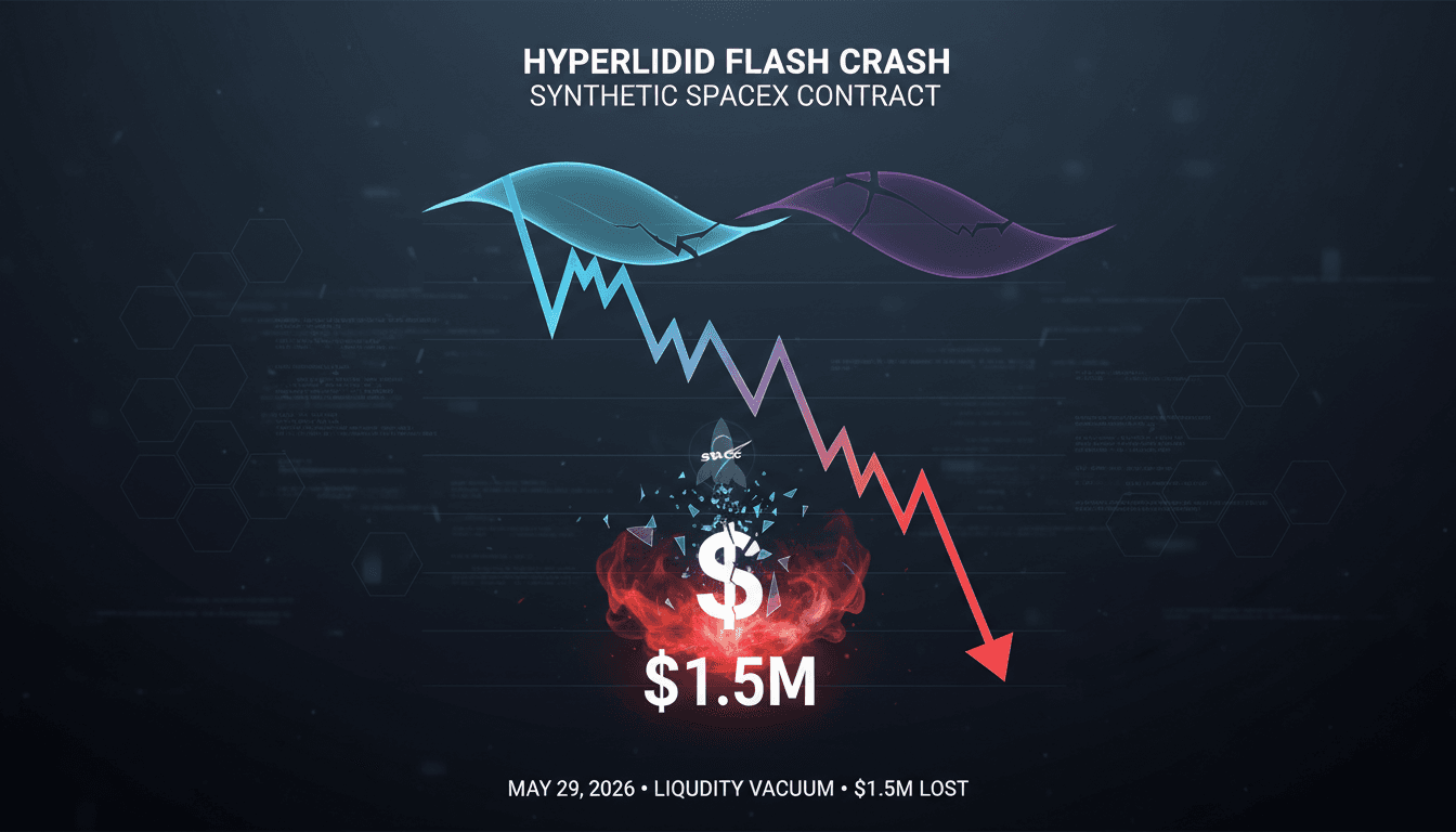 Hyperliquid SpaceX perpetual contract flash crash analysis