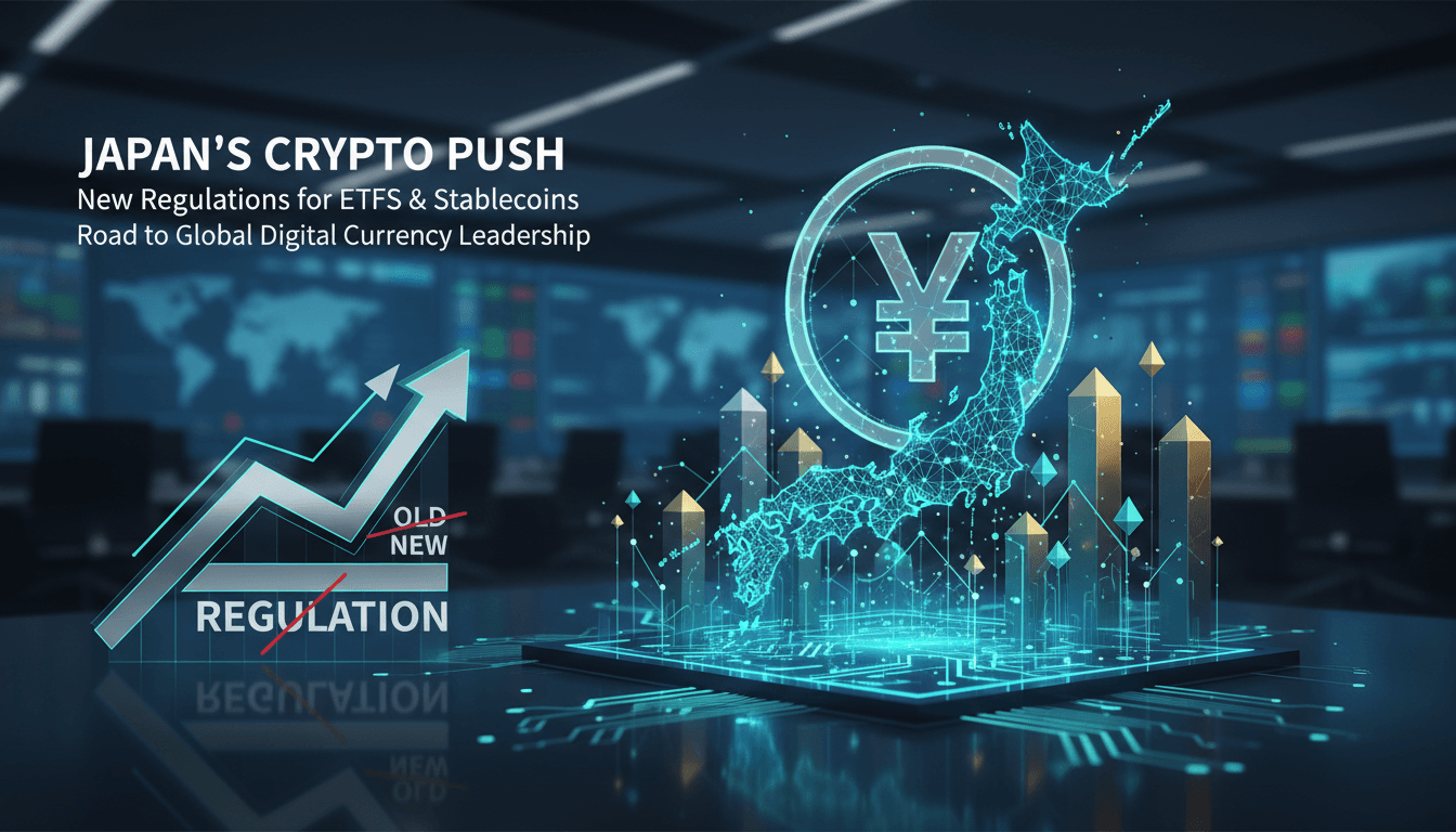 Japan's LDP proposes regulations for cryptocurrency ETFs and stablecoins.