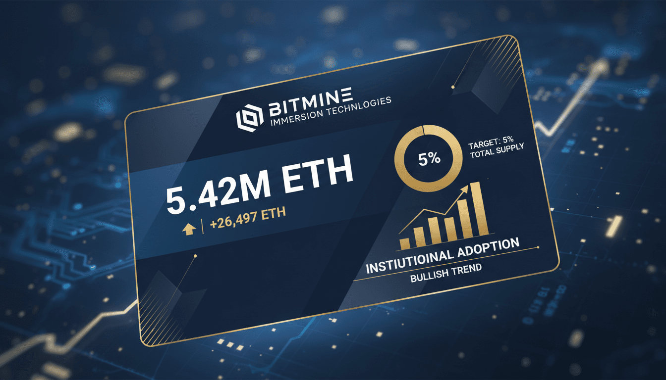 Bitmine Immersion Technologies logo with Ethereum graphics