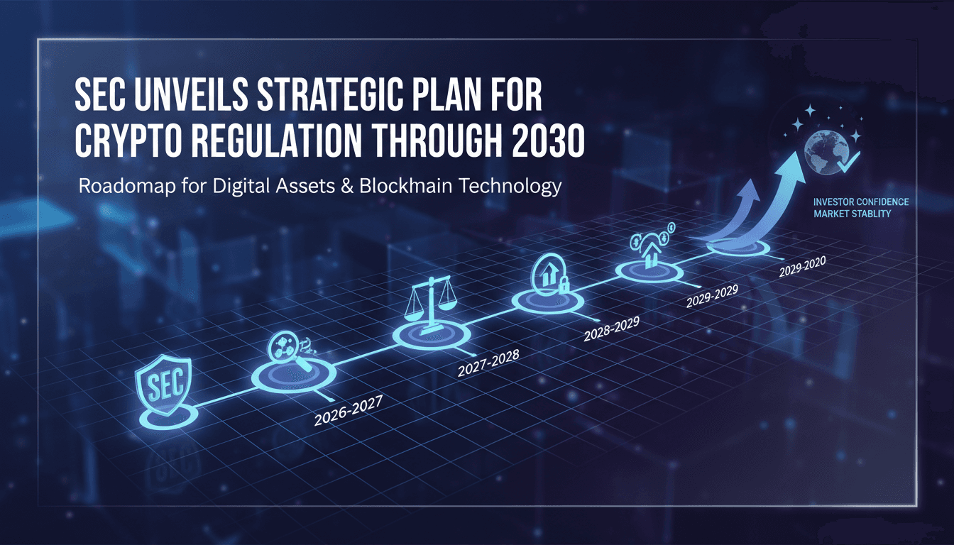 SEC strategic plan for cryptocurrency regulation through 2030