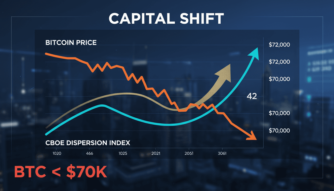 Bitcoin price decline with focus on capital shift to U.S. equities
