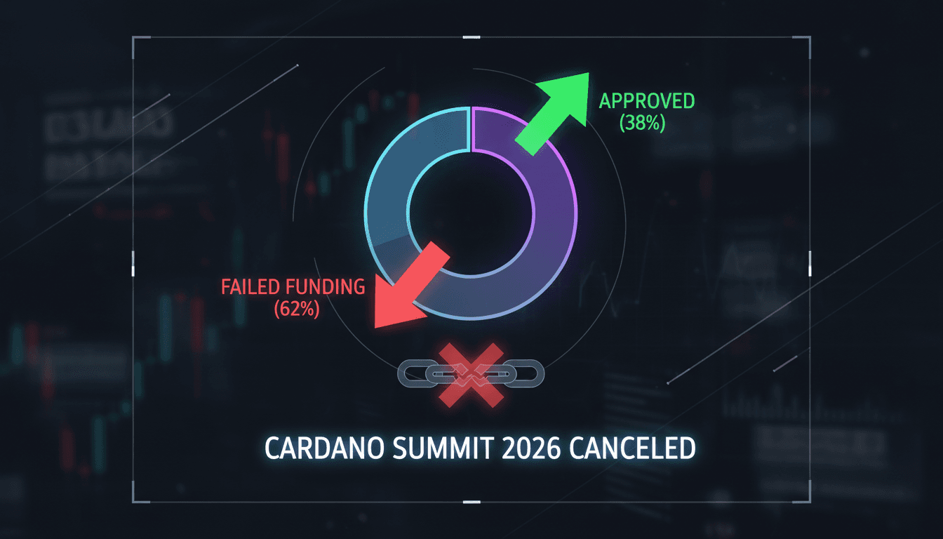 Cardano Foundation cancels 2026 Summit due to failed funding proposal
