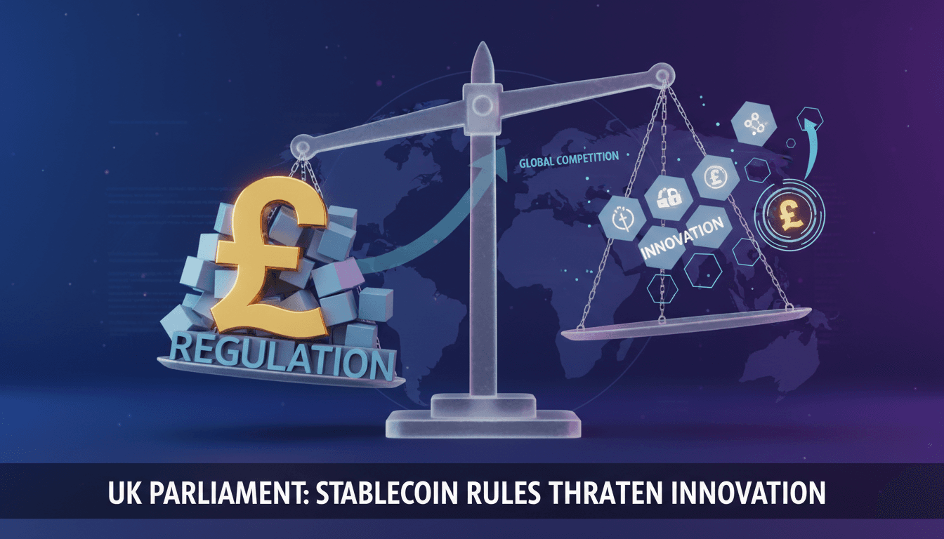 UK House of Lords discussing stablecoin regulations and innovation.
