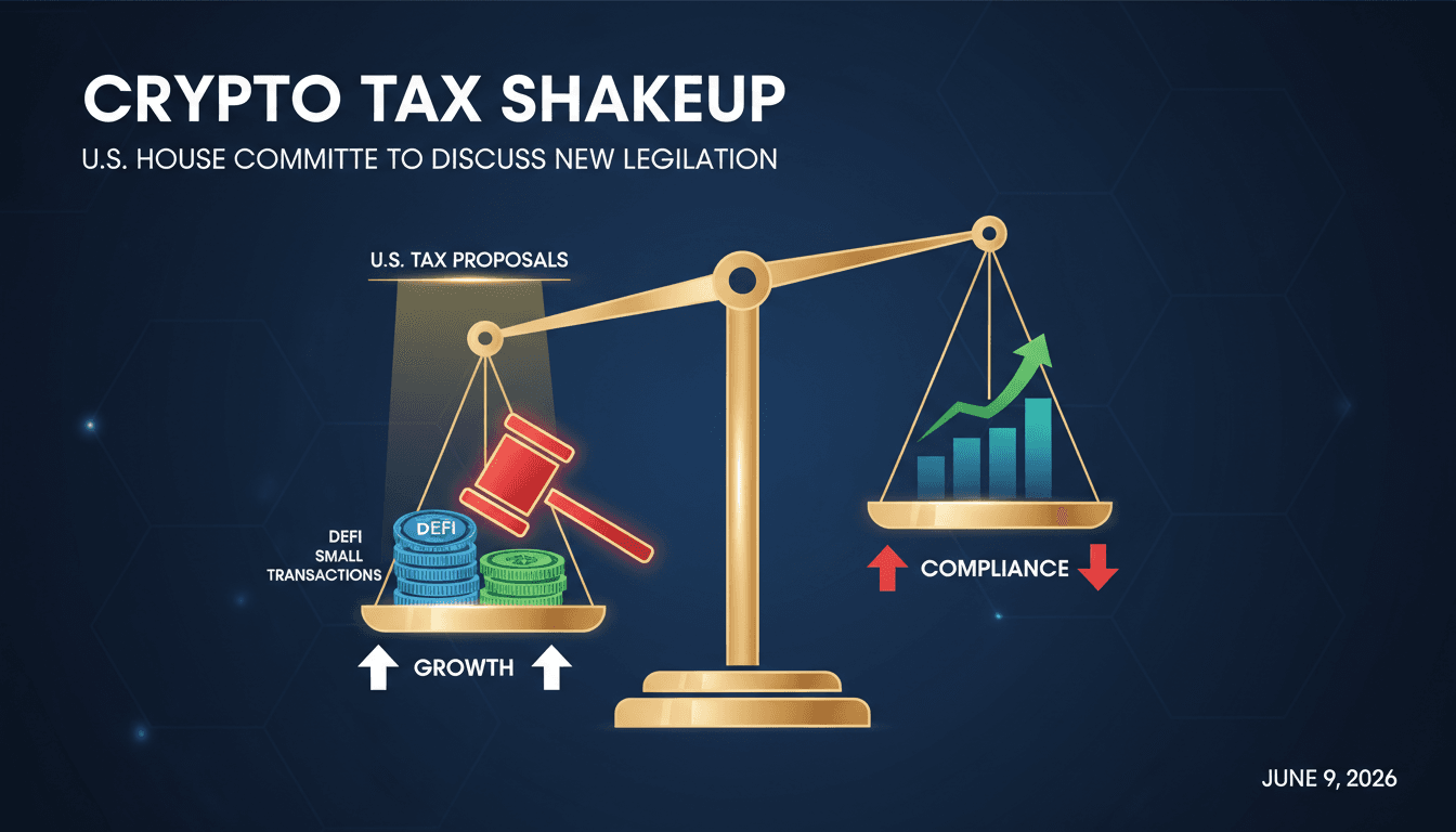 U.S. House Committee discussing cryptocurrency tax proposals