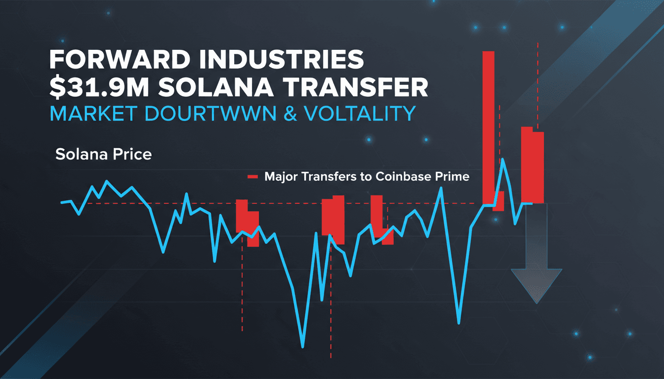 Forward Industries transfers $31.9 million in Solana to Coinbase Prime amid market downturn