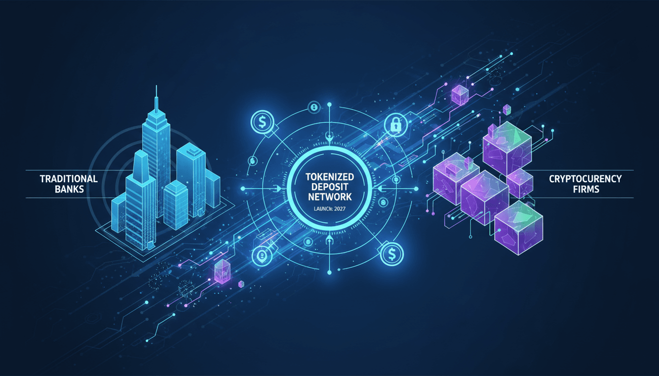 Major U.S. Banks Launch Tokenized Deposit Network to Compete with Stablecoins
